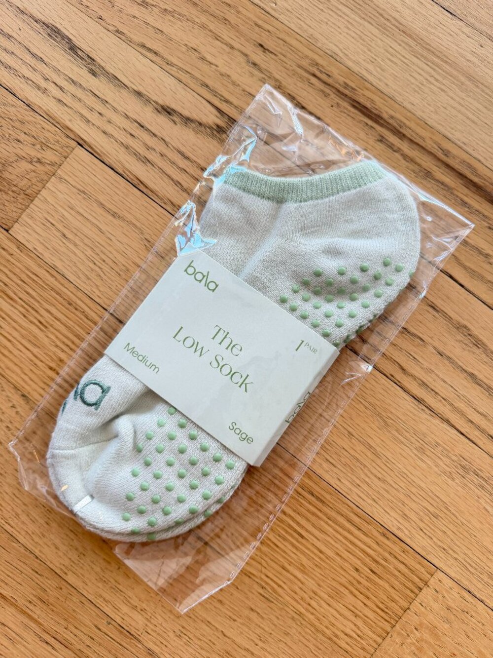 NWT Bala 'The Low Sock' in Sage